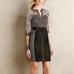 NWT NEW Anthropologie Beguile by Byron Lars Melodist Dress Size 00P